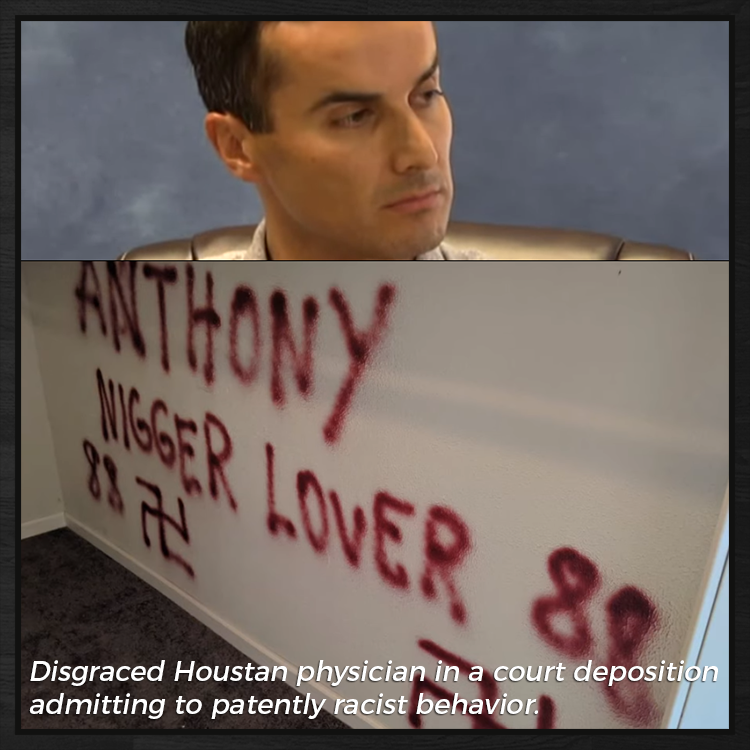 Doctor admits under oath to hating Blacks, Latinx, and Jewish people (VIDEO INSIDE)