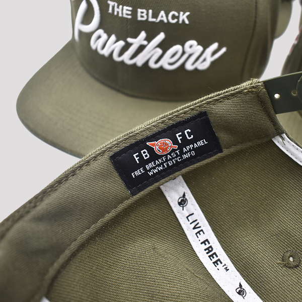 The Black Panthers Snapback - Green Rally Edition - Free Breakfast Apparel