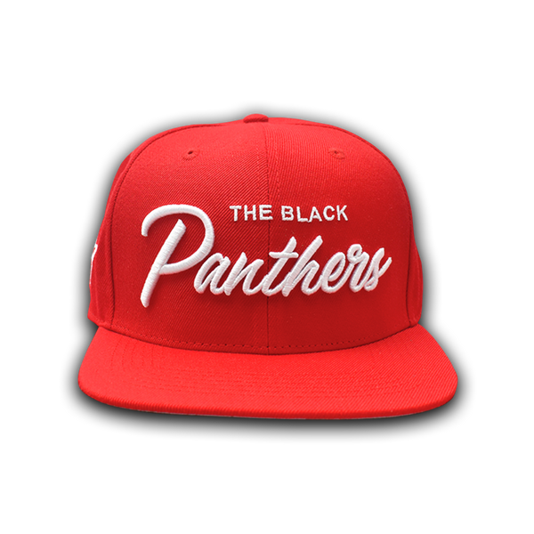 The Black Panthers Snapback - Red Rally Edition - Free Breakfast Apparel