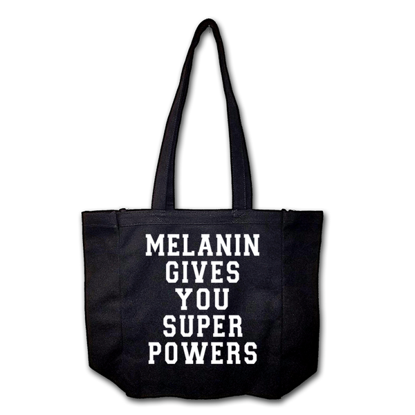 Melanin Gives You Super Powers Tote
