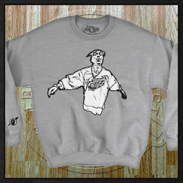 The GTFOMF Crewneck in CarbonGray