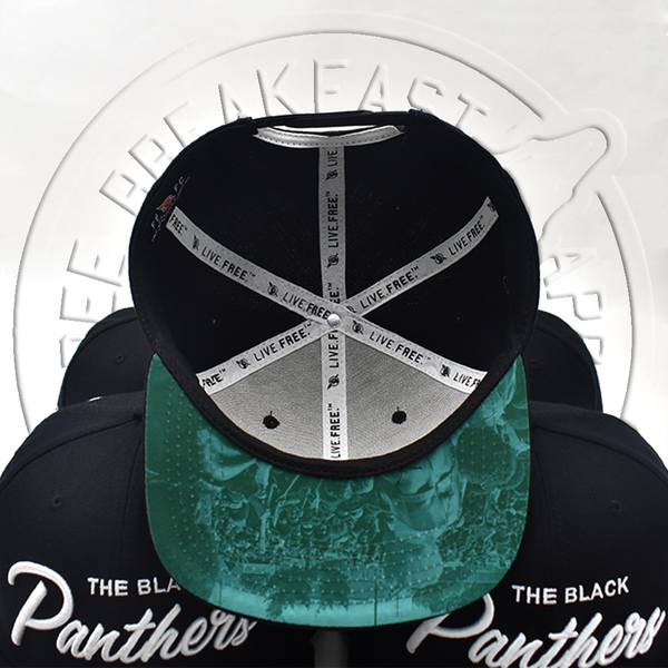 The Black Panthers Snapback -  Black Rally Edition - Free Breakfast Apparel