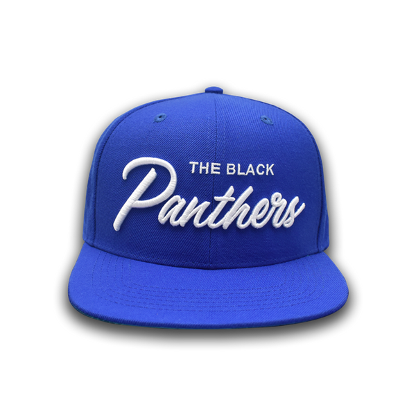 The Black Panthers Snapback - Blue Rally Edition - Free Breakfast Apparel