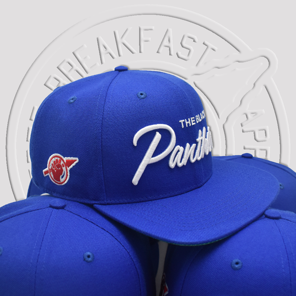 The Black Panthers Snapback - Blue Rally Edition - Free Breakfast Apparel