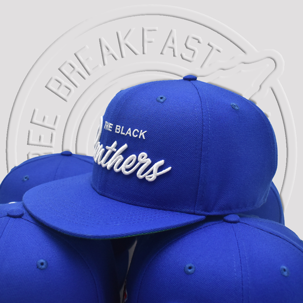 The Black Panthers Snapback - Blue Rally Edition - Free Breakfast Apparel