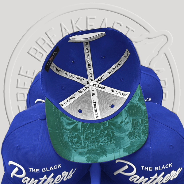 The Black Panthers Snapback - Blue Rally Edition - Free Breakfast Apparel