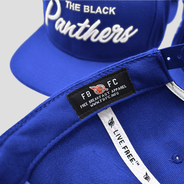 The Black Panthers Snapback - Blue Rally Edition - Free Breakfast Apparel