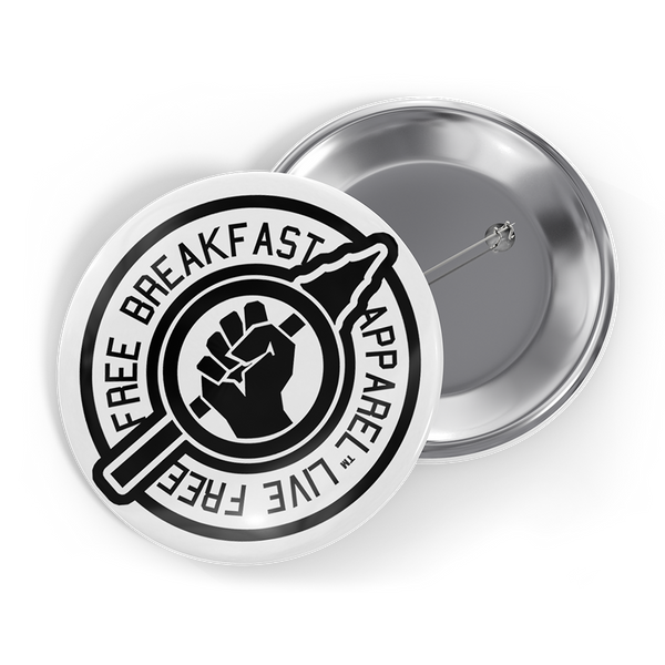 LIVE FREE Button - Free Breakfast Apparel